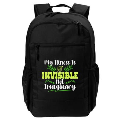 My Illness Is Invisible Not Imaginary Disease Disability Daily Commute Backpack