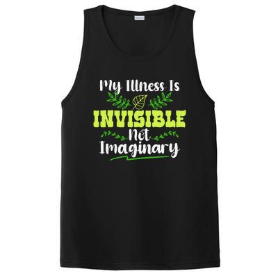 My Illness Is Invisible Not Imaginary Disease Disability PosiCharge Competitor Tank