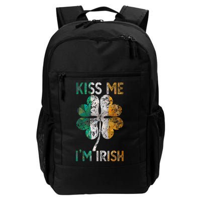 Me I'm Irish Ireland Flag Shamrock Vintage St Patty Day Backpack