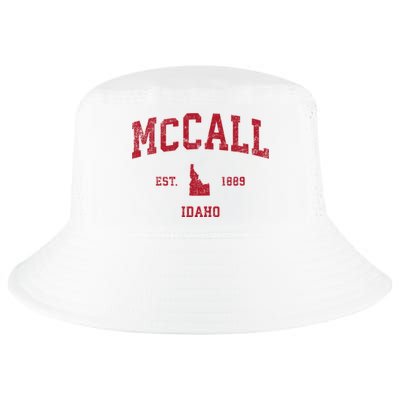 Mccall Idaho Id Vintage Sports Cool Comfort Performance Bucket Hat