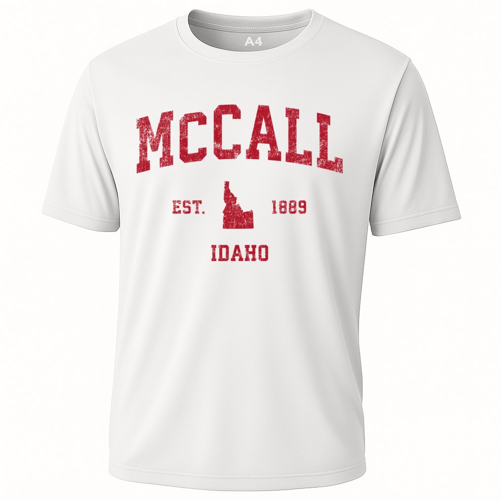 Mccall Idaho Id Vintage Sports Performance Shirt