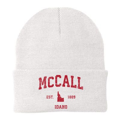 Mccall Idaho Id Vintage Sports Beanie