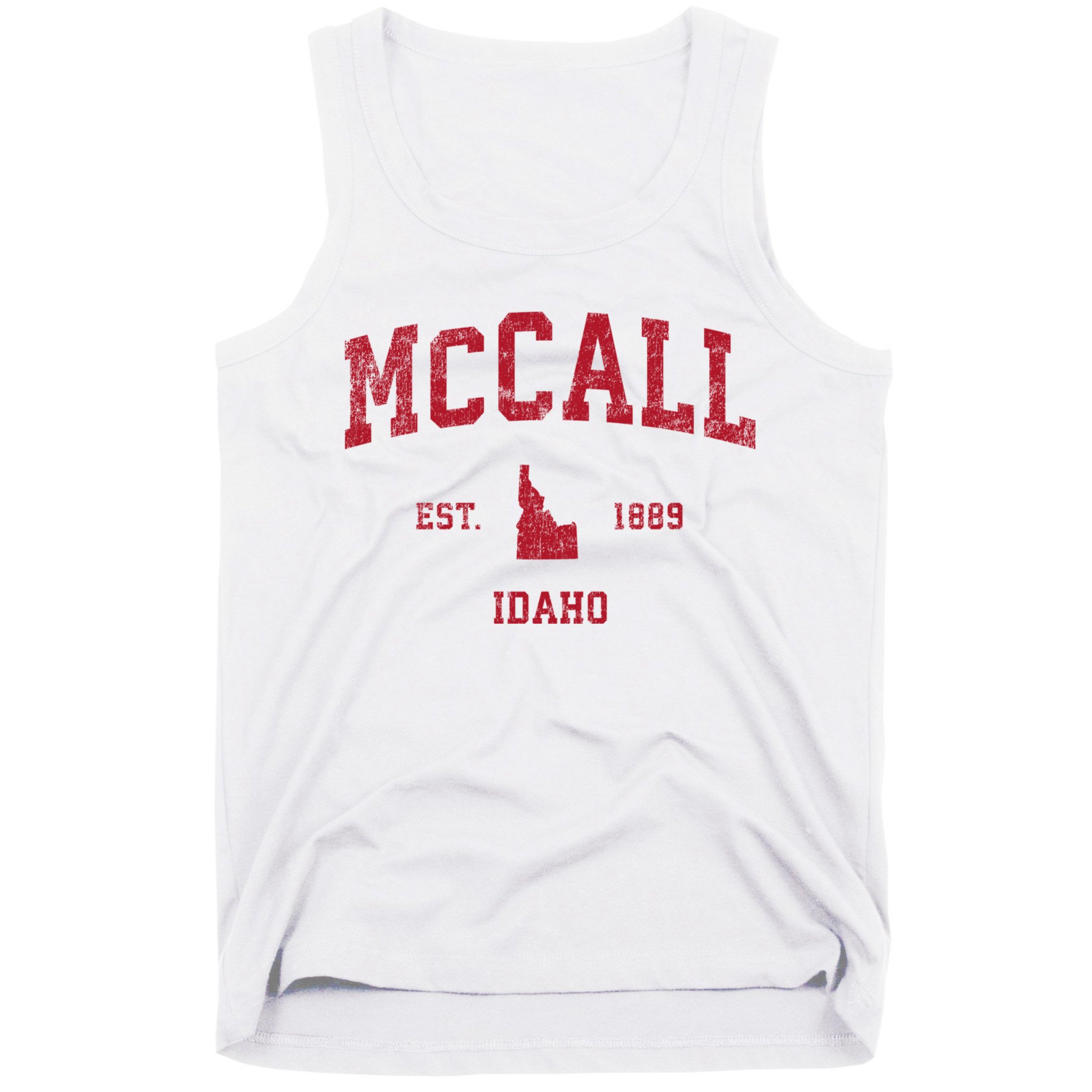 Mccall Idaho Id Vintage Sports Tank Top
