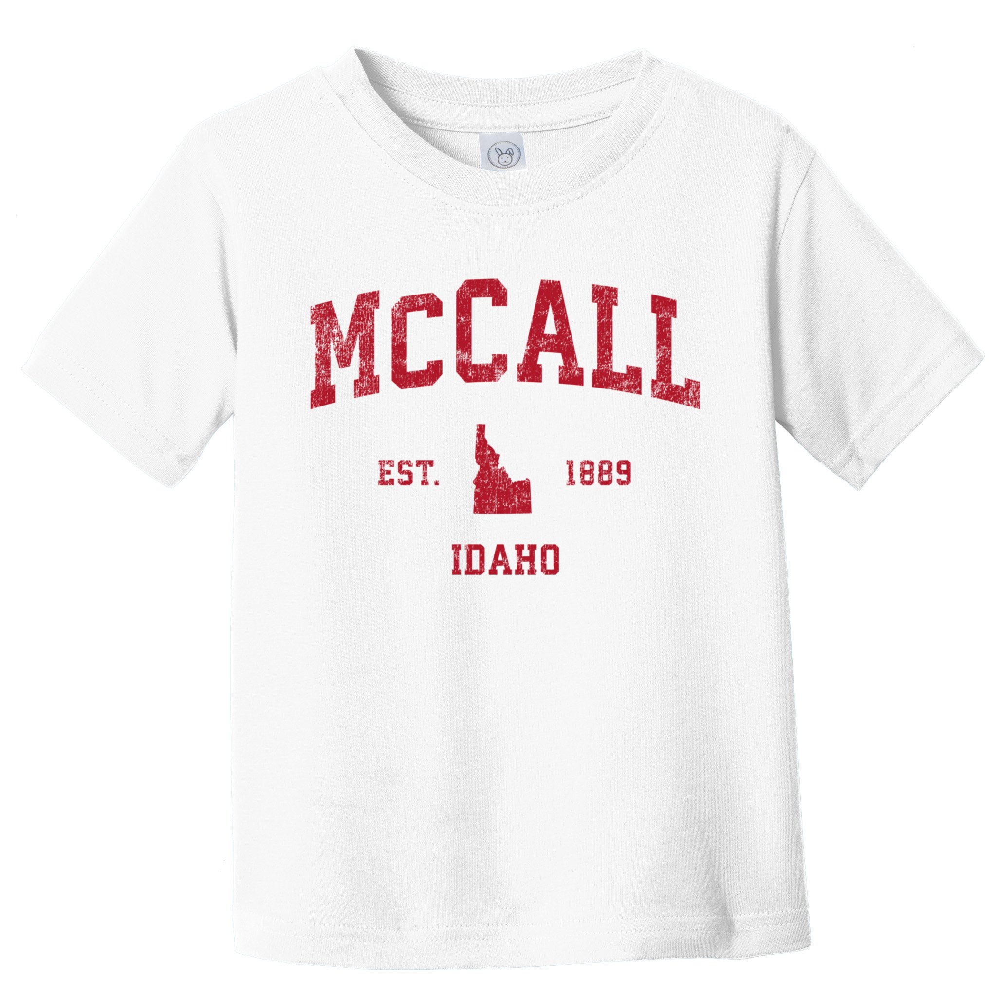 Mccall Idaho Id Vintage Sports Toddler T-Shirt
