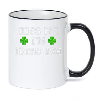 Me I'm Irish...ish Humor Funny St. Paddys Day 11oz Black Color Changing Mug