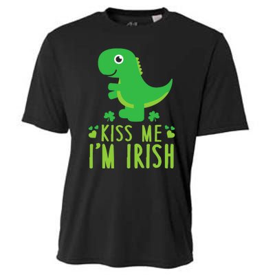 Me I'm Irish St. Patrick's Day Cute Dinosaur T Cooling Performance Crew T-Shirt