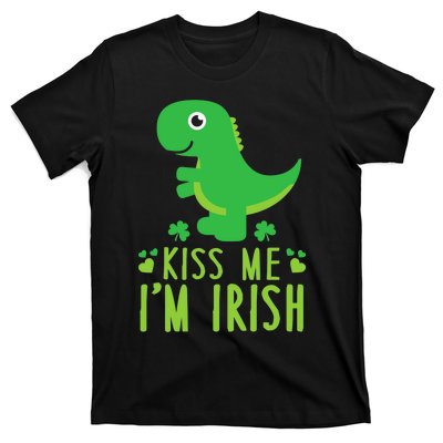 Me I'm Irish St. Patrick's Day Cute Dinosaur T T-Shirt