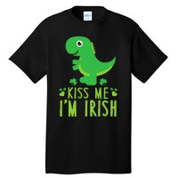 Me I'm Irish St. Patrick's Day Cute Dinosaur T Tall T-Shirt