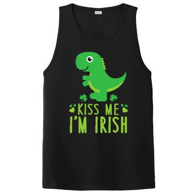 Me I'm Irish St. Patrick's Day Cute Dinosaur T PosiCharge Competitor Tank