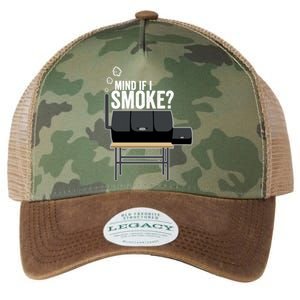 Mind If I Smoke? Funny Bbq Smoker And Grilling Gift Idea Meaningful Gift Legacy Tie Dye Trucker Hat