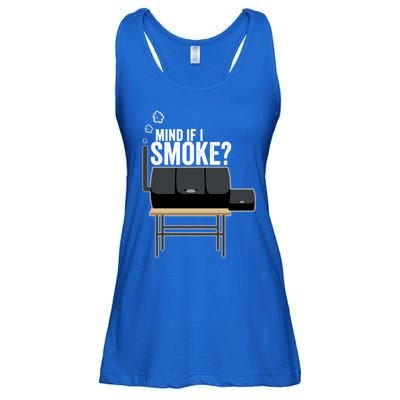 Mind If I Smoke? Funny Bbq Smoker And Grilling Gift Idea Meaningful Gift Ladies Essential Flowy Tank