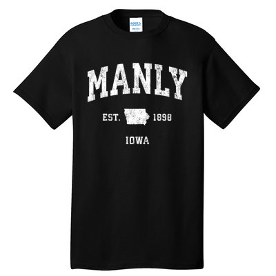 Manly Iowa Ia Vintage Athletic Tall T-Shirt