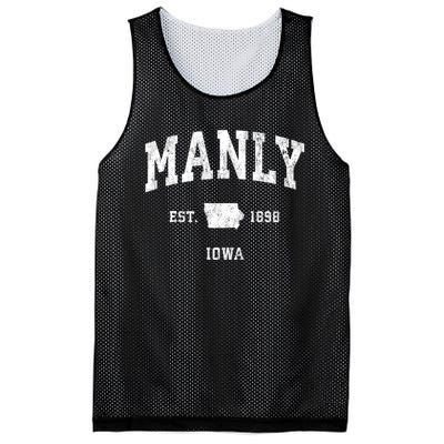 Manly Iowa Ia Vintage Athletic Mesh Reversible Basketball Jersey Tank