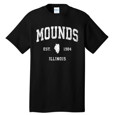 Mounds Illinois Il Vintage Athletic Tall T-Shirt