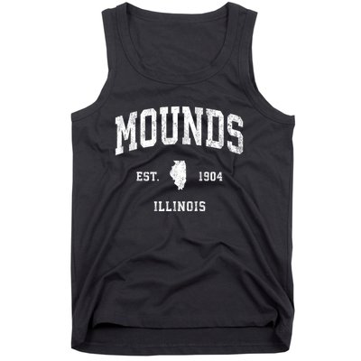 Mounds Illinois Il Vintage Athletic Tank Top