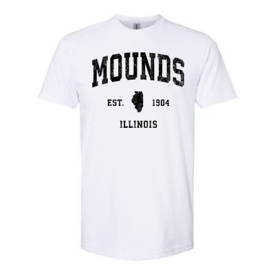 Mounds Illinois Il Vintage Athletic Softstyle CVC T-Shirt