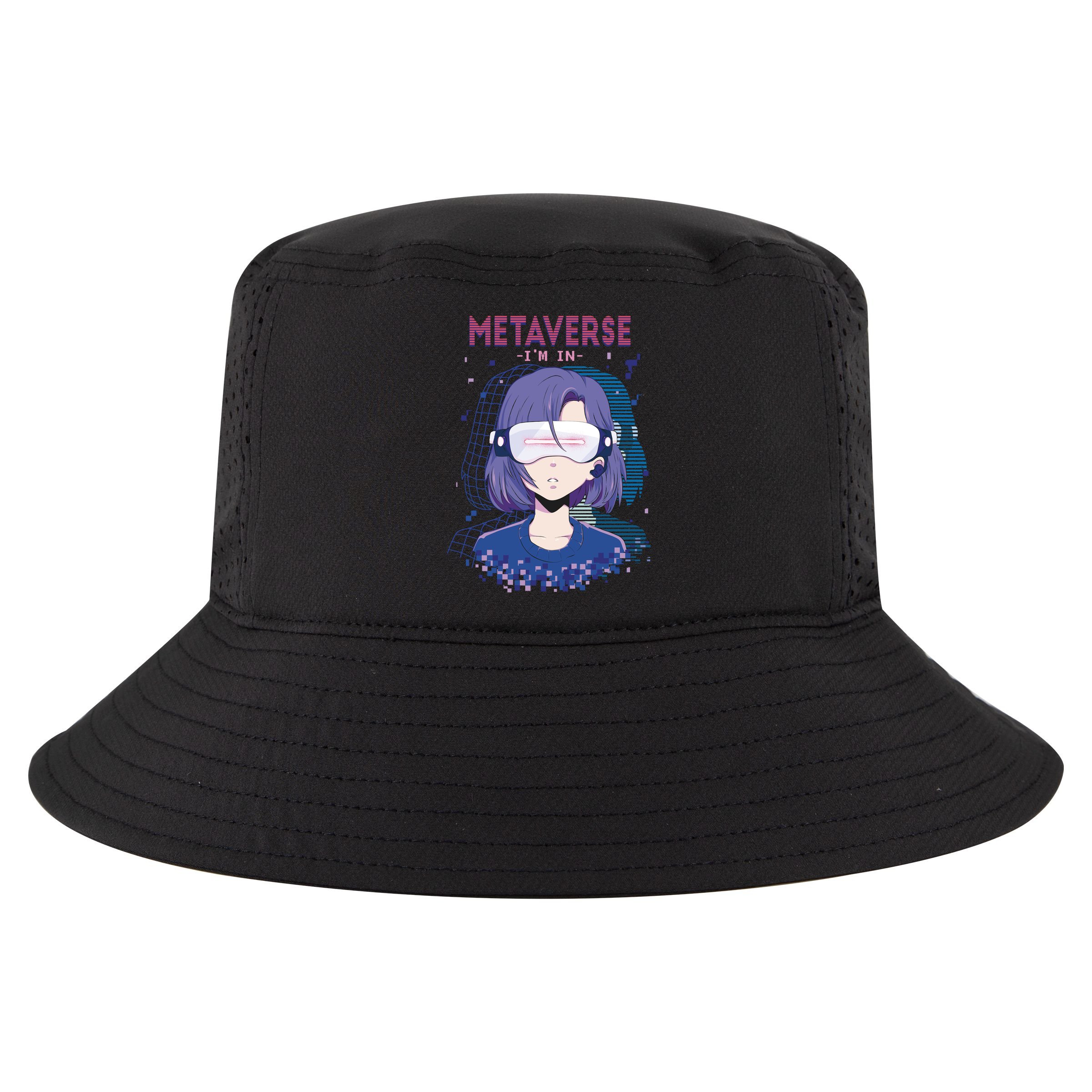 Metaverse I'm In Anime Cool Comfort Performance Bucket Hat