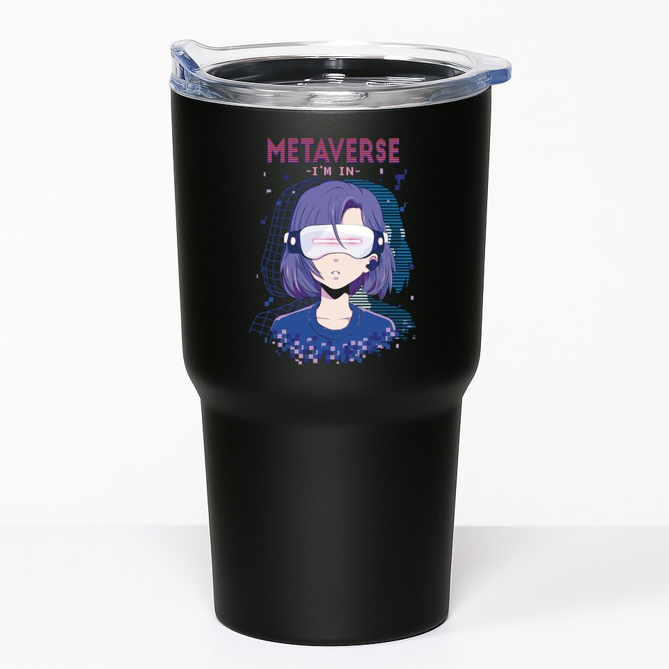 Metaverse I'm In Anime Tumbler