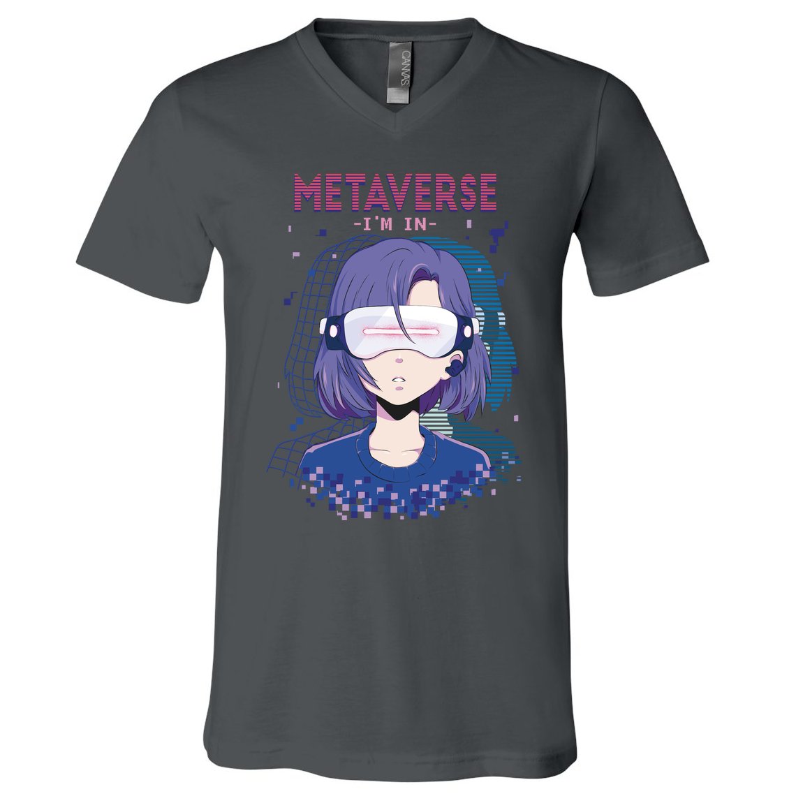 Metaverse I'm In Anime V-Neck T-Shirt
