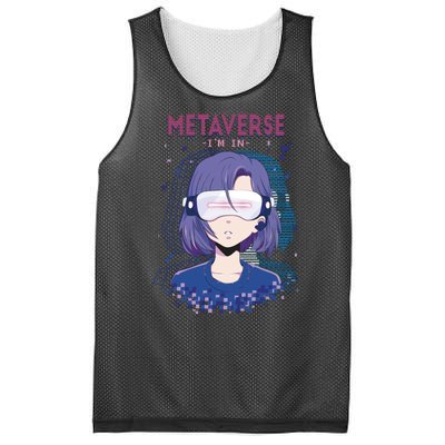 Metaverse I'm In Anime Mesh Reversible Basketball Jersey Tank