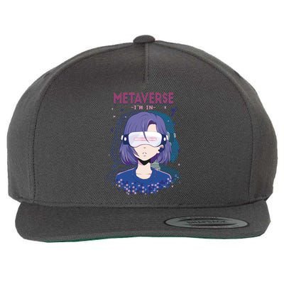 Metaverse I'm In Anime Wool Snapback Cap