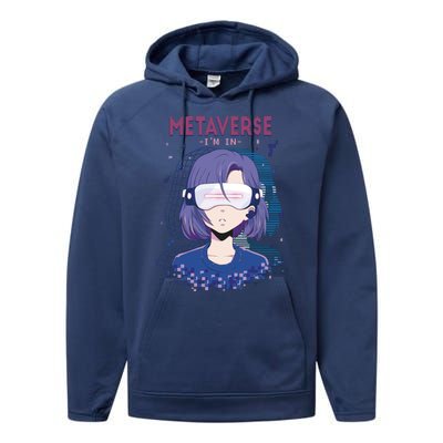 Metaverse I'm In Anime Performance Fleece Hoodie