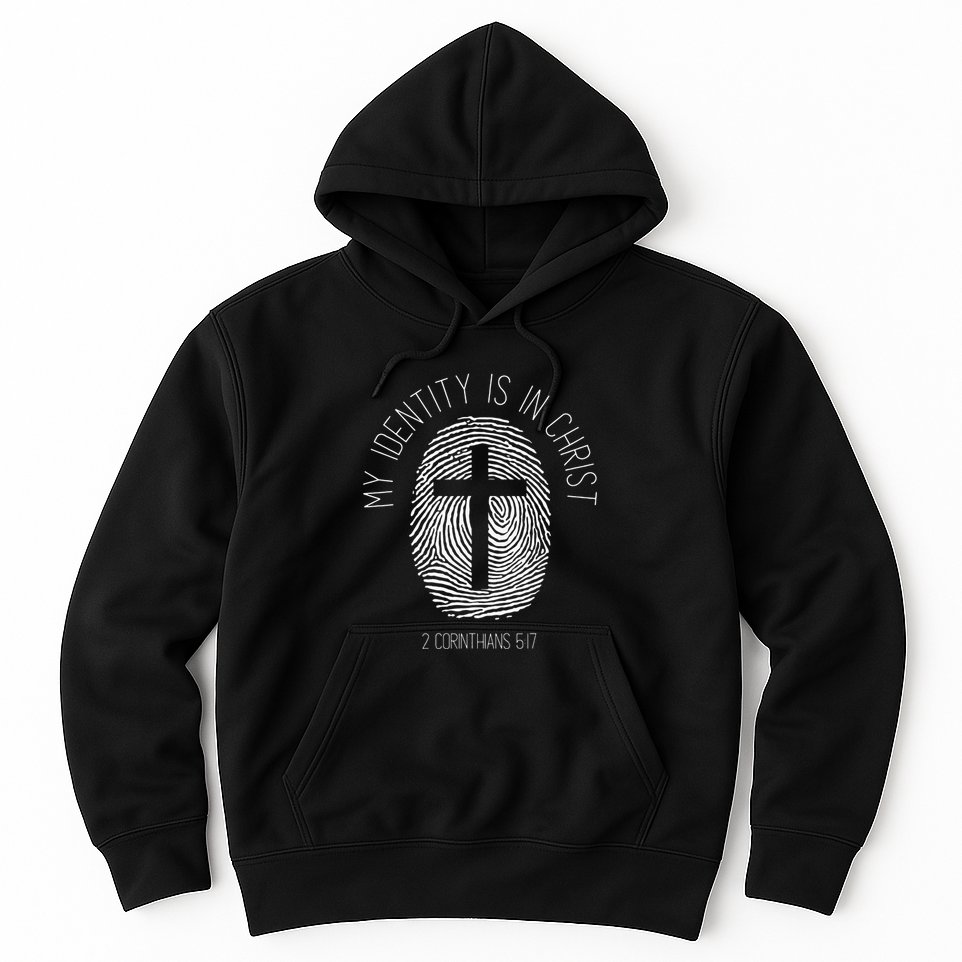 My Identity Is In Christ Jesus Christian Bible Verse Hoodie