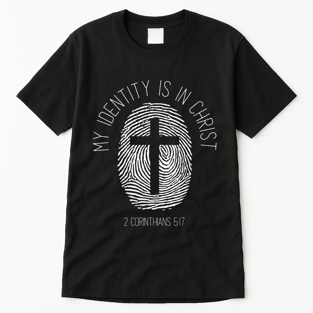 My Identity Is In Christ Jesus Christian Bible Verse Tall T-Shirt