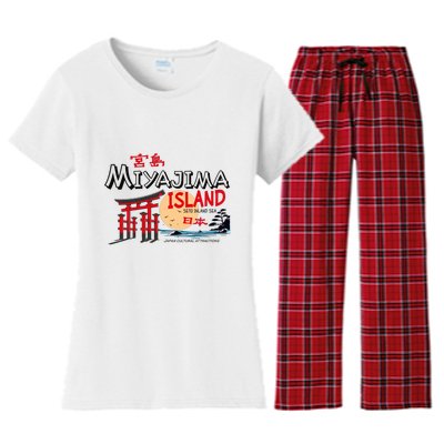 Miyajima Island Japan Women's Flannel Pajama Set