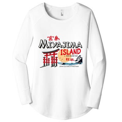 Miyajima Island Japan Women's Perfect Tri Tunic Long Sleeve Shirt