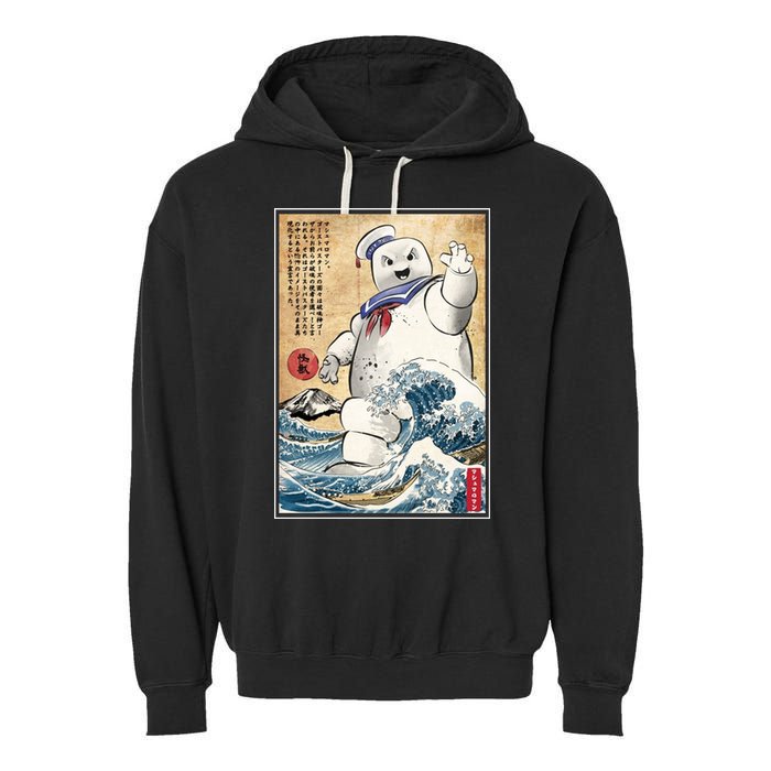 Marshmallow In Japan Marshmazilla Garment-Dyed Fleece Hoodie