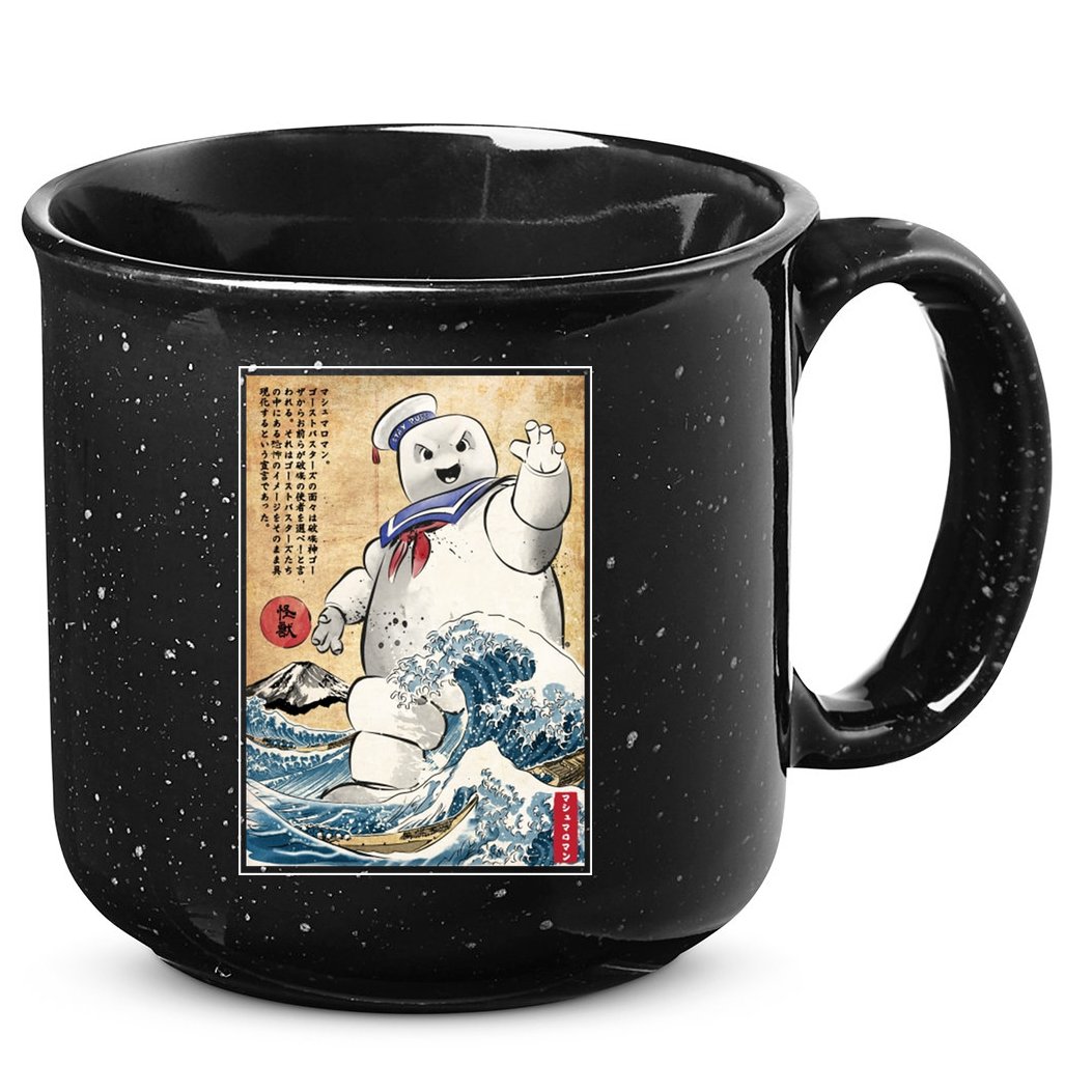 Marshmallow In Japan Marshmazilla 15oz Campfire Ceramic Mug