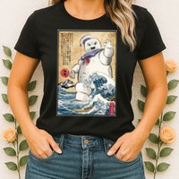 Marshmallow In Japan Marshmazilla Womens T-Shirt