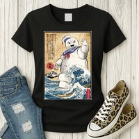Marshmallow In Japan Marshmazilla Womens T-Shirt