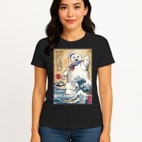 Marshmallow In Japan Marshmazilla Womens T-Shirt