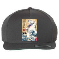 Marshmallow In Japan Wool Snapback Cap