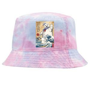 Marshmallow In Japan Tie-Dyed Bucket Hat