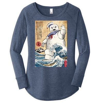 Marshmallow In Japan Women's Perfect Tri Tunic Long Sleeve Shirt