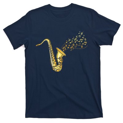 Musical Instrument Jazz Musician Gift Idea Saxophone T-Shirt