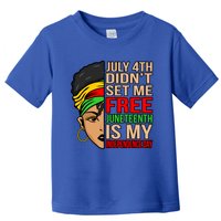 My Independence Juneteenth Black History Month Graphic Gift Toddler T-Shirt