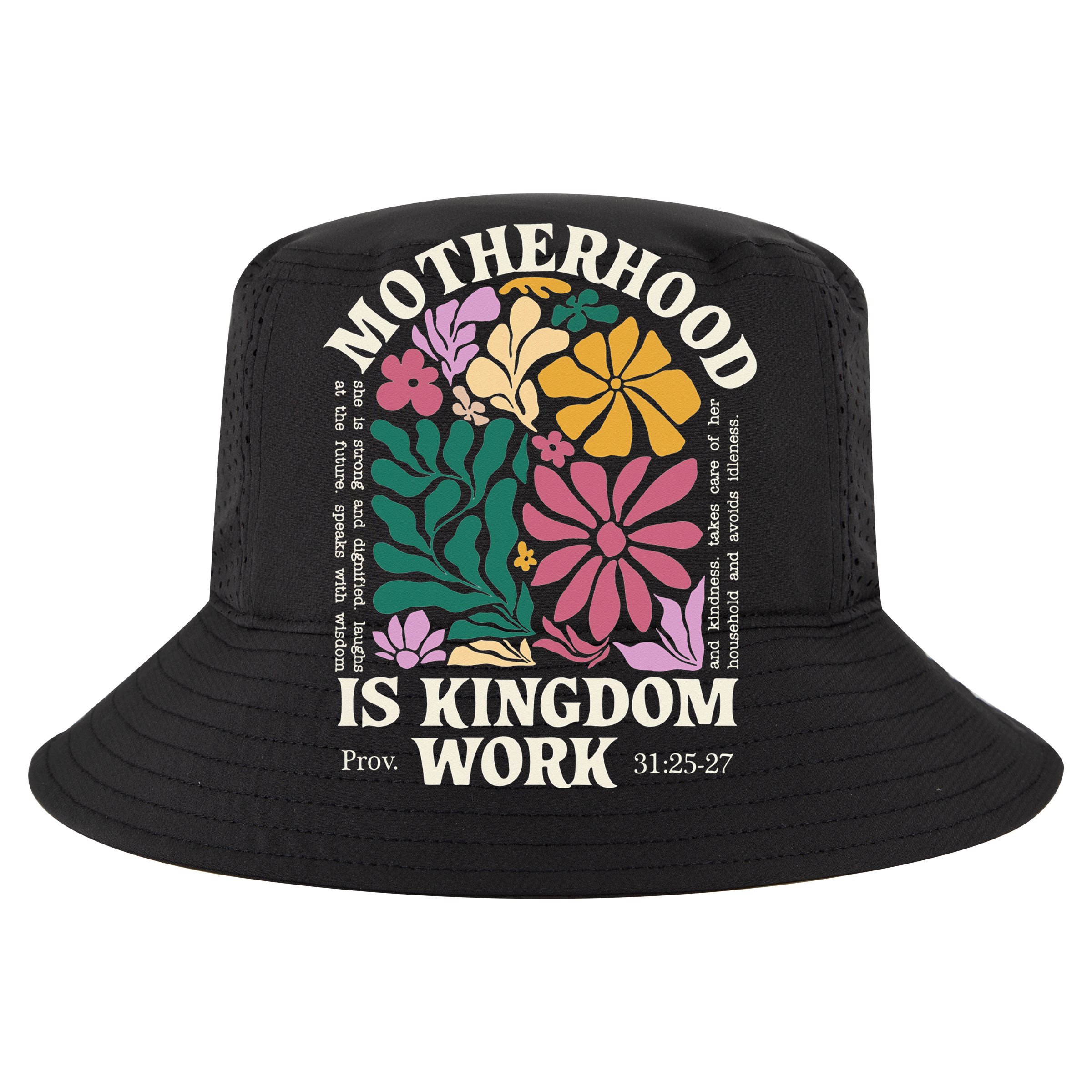 Motherhood Is Kingdom Work Retro Christian Mothers Day Tall T-Shirt