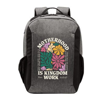 Motherhood Is Kingdom Work Retro Christian Mothers Day Vector Backpack