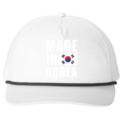 Made In Korea Korean Flag Pride Snapback Five-Panel Rope Hat