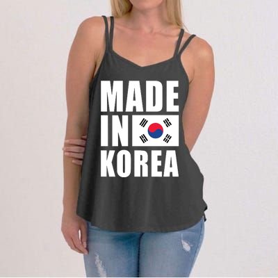 Made In Korea Korean Flag Pride Women's Strappy Tank