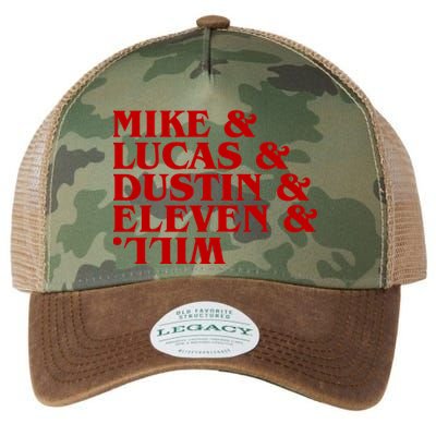 Mike & Lucas & Dustin & Elevin & Will Legacy Tie Dye Trucker Hat