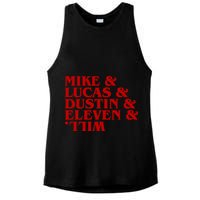 Mike & Lucas & Dustin & Elevin & Will Ladies PosiCharge Tri-Blend Wicking Tank