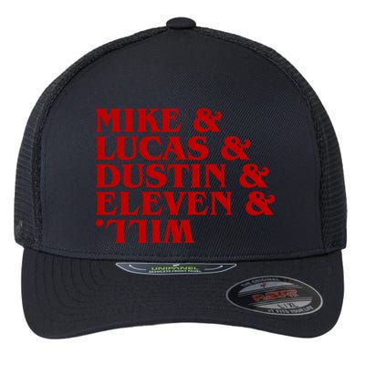 Mike & Lucas & Dustin & Elevin & Will Flexfit Unipanel Trucker Cap