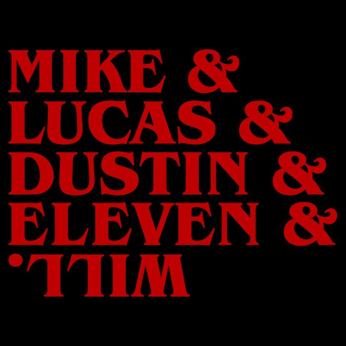 Mike & Lucas & Dustin & Elevin & Will T-Shirt