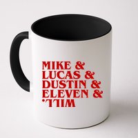 Mike & Lucas & Dustin & Elevin & Will Mug