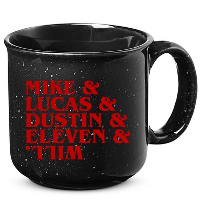 Mike & Lucas & Dustin & Elevin & Will 15oz Campfire Ceramic Mug